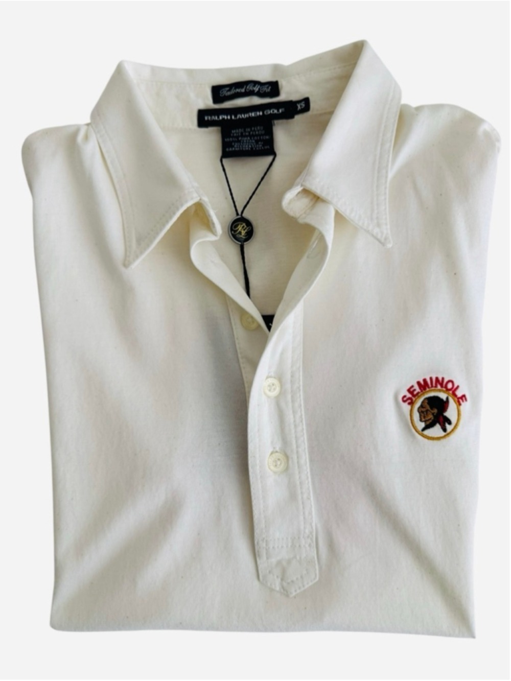 NWT Women’s Ralph Lauren FL Seminole Golf Short Sleeve Polo Size XS - Picture 2 of 8